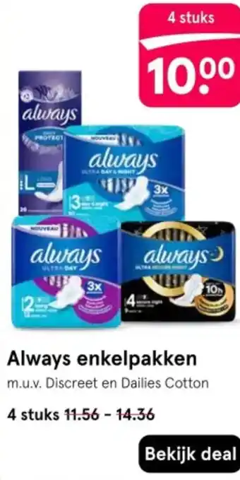 Etos Always enkelpakken aanbieding