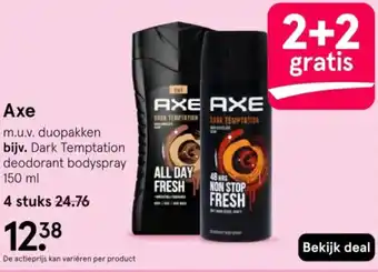 Etos Axe aanbieding