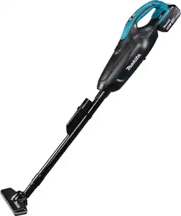 Bol.com Makita DCL182RTB Accu Steelstofzuiger Zwart 18V 5.0Ah aanbieding