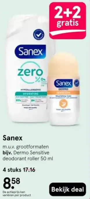 Etos Sanex aanbieding