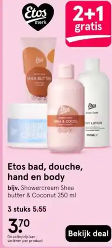 Etos Etos bad, douche, hand en body aanbieding