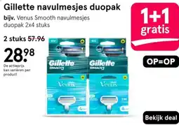 Etos Gillette navulmesjes duopak aanbieding