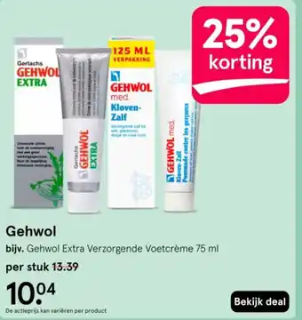 Etos Gehwol aanbieding