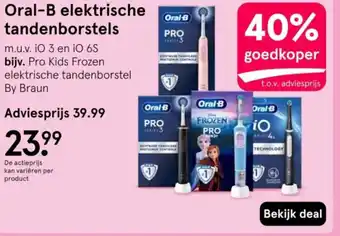 Etos Oral-B elektrische tandenborstels aanbieding