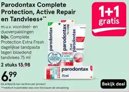 Etos Parodontax Complete Protection, Active Repair en Tandvlees aanbieding