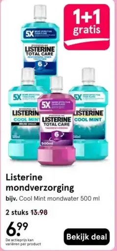 Etos Listerine mondverzorging aanbieding