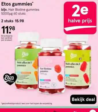 Etos Etos gummies aanbieding