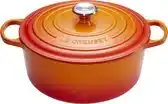 Bol.com Le Creuset Braadpan Signature Oranjerood - ø 20 cm / 2.4 Liter aanbieding