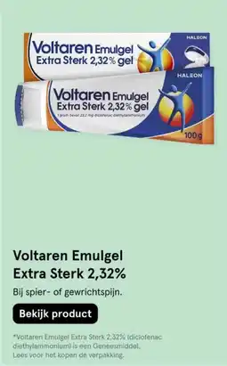 Etos Voltaren Emulgel Extra Sterk 2,32% aanbieding