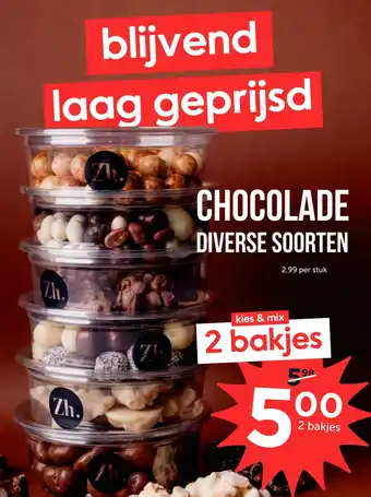 Zuivelhoeve CHOCOLADE DIVERSE SOORTEN aanbieding