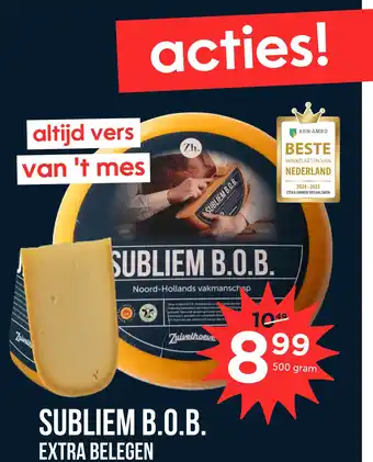 Zuivelhoeve SUBLIEM B.O.B. EXTRA RELEGEN aanbieding