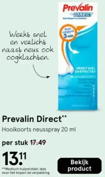 Etos Prevalin Direct aanbieding