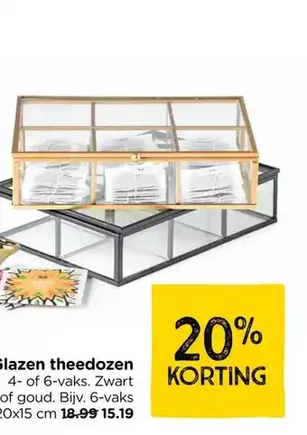 Xenos Glazen theedozen aanbieding