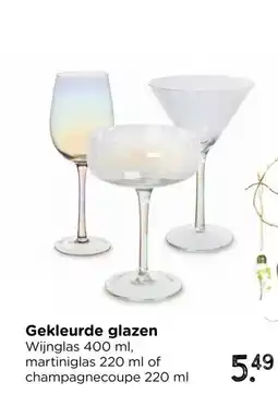 Xenos Gekleurde glazen aanbieding