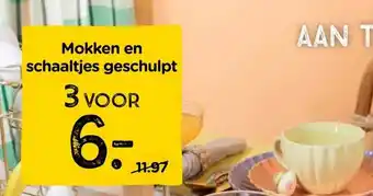 Xenos Mokken enschaaltjes geschulpt aanbieding