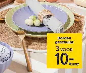 Xenos Borden geschulpt aanbieding