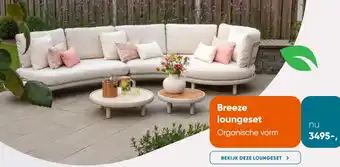 Van der Garde tuinmeubelen Breeze loungeset aanbieding