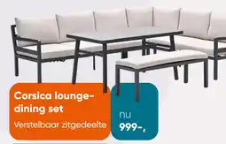 Van der Garde tuinmeubelen Corsica lounge dining set aanbieding