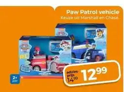 Trekpleister Paw Patrol vehicle Keuze uit Marshall en Chase. aanbieding