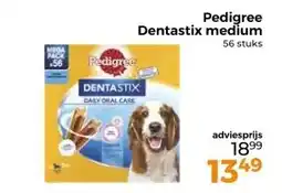 Trekpleister Pedigree Dentastix medium 56 stuks aanbieding