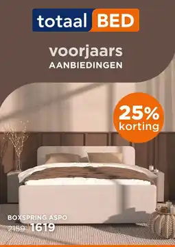 TotaalBED Boxspring Aspo aanbieding