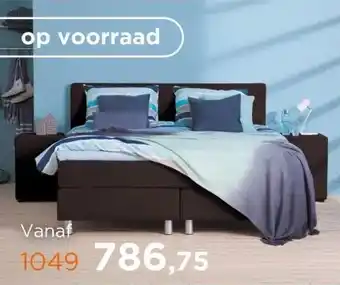 TotaalBED Boxspring Stavanger | 140x200 | Antraciet | 140x200 aanbieding