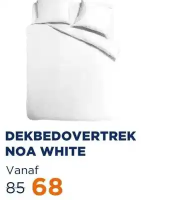 TotaalBED Dekbedovertrek Noa White | aanbieding