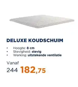 TotaalBED Topmatras Deluxe | Koudschuim | 70x200 aanbieding