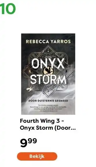 The Read Shop Fourth Wing 3 - Onyx Storm (Door Duisternis Gesmeed) aanbieding