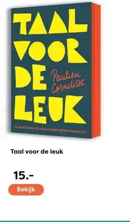 The Read Shop Taal voor de leuk aanbieding