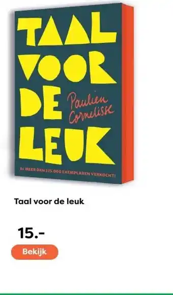 The Read Shop Taal voor de leuk aanbieding