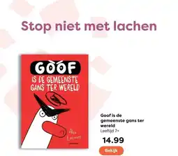 The Read Shop Goof is de gemeenste gans ter wereld aanbieding