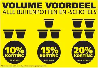 Ranzijn VOLUME VOORDEEL ALLE BUITENPOTTEN EN -SCHOTELS* aanbieding