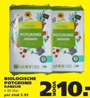 Ranzijn BIOLOGISCHE POTGROND aanbieding