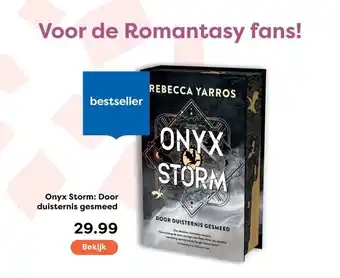 The Read Shop Onyx Storm: Door duisternis gesmeed aanbieding