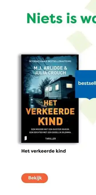 The Read Shop Het verkeerde kind aanbieding