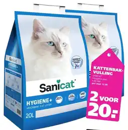 Ranzijn KATTENBAK- VULLINGSANICAT SANICAT aanbieding