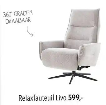 Pronto wonen Relaxfauteuil Livo aanbieding