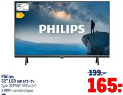 Makro Philips 32" LED smart-tv aanbieding