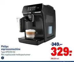 Makro Philips espressomachine aanbieding