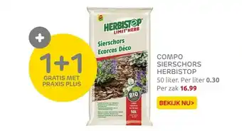 Praxis COMPO SIERSCHORS HERBISTOP aanbieding