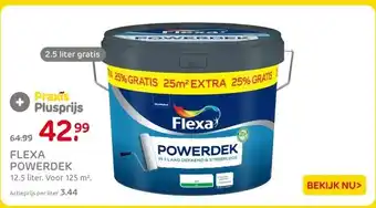 Praxis FLEXA POWERDEK aanbieding