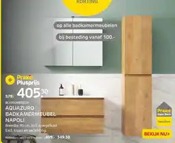 Praxis AQUAZURO BADKAMERMEUBEL NAPOLI aanbieding