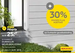 Praxis DUMACLIN GEVELBEKLEDING aanbieding