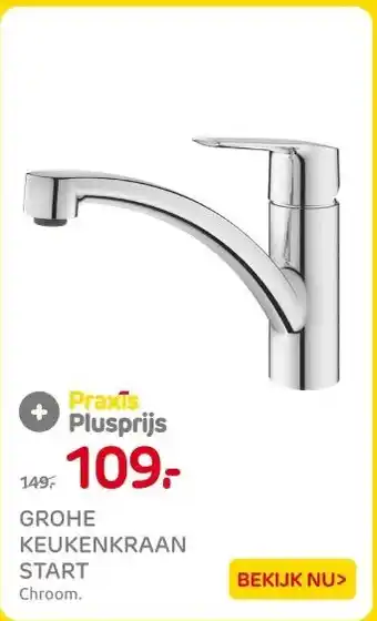 Praxis GROHE KEUKENKRAAN START aanbieding