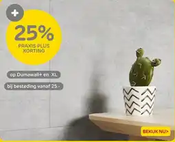 Praxis 25% PRAXIS PLUS KORTING aanbieding