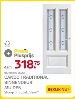 Praxis CANDO TRADITIONAL BINNENDEUR MUIDEN aanbieding