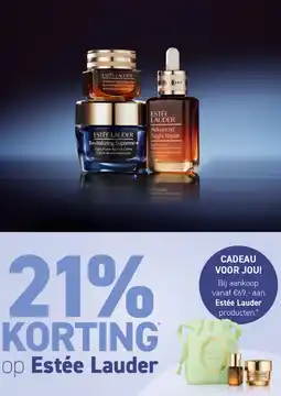 Mooi parfumerie 21% KORTING op Estée Lauder aanbieding