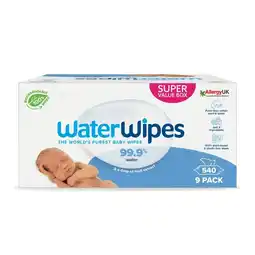 Plein.nl 2x WaterWipes Billendoekjes 9x60 aanbieding