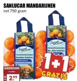 MCD Supermarkt SANLUCAR MANDARIJNEN aanbieding